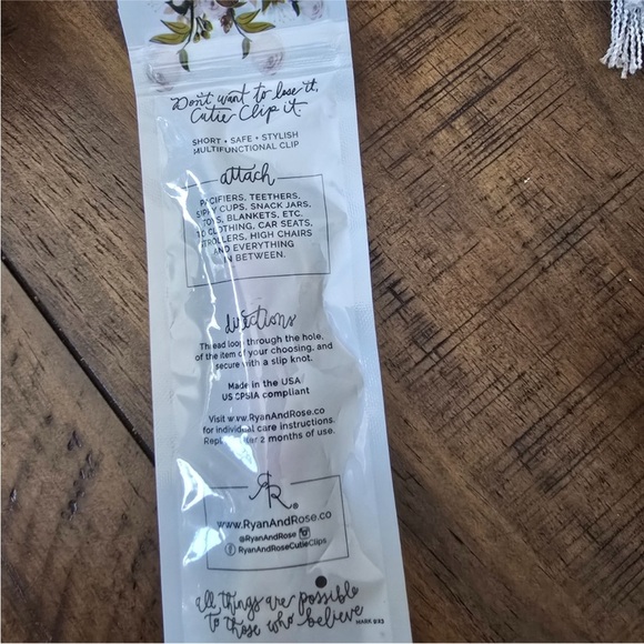 NWT Reddish Pink Ryan & Rose Cutie PAT and Cutie Clip Set - Picture 6 of 9